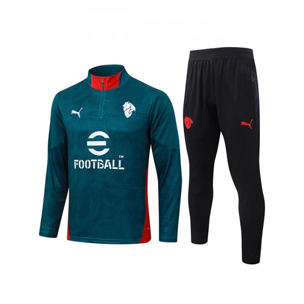 AC Milan tracksuit mens dark green training kit 2025-2026